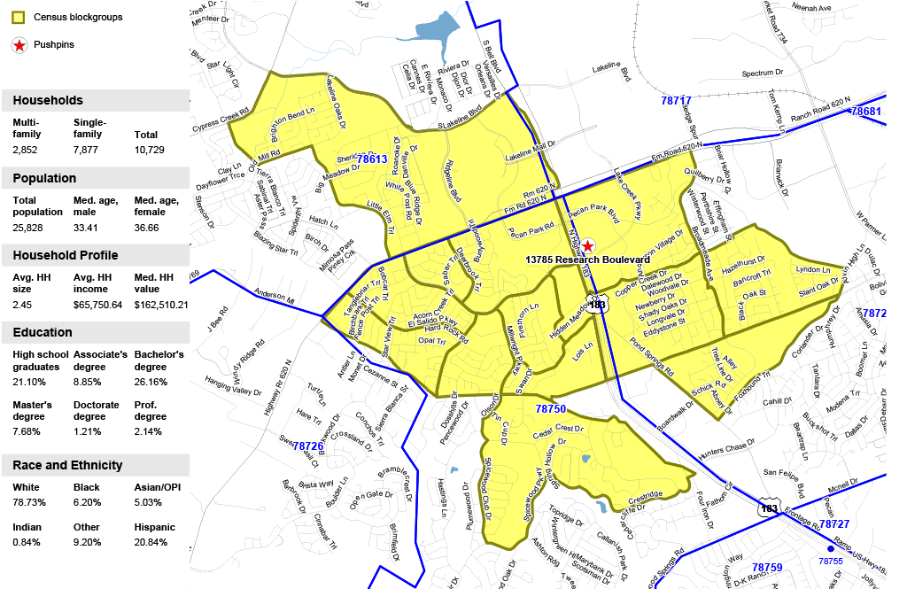 MapIntel™ PDF report