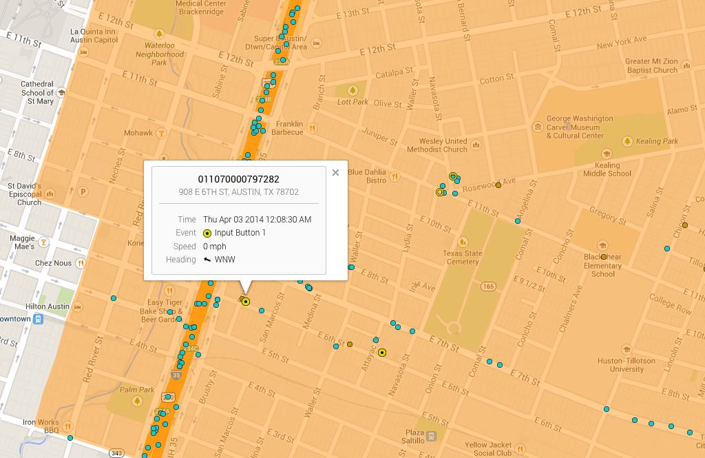 TrackIntel geofence
